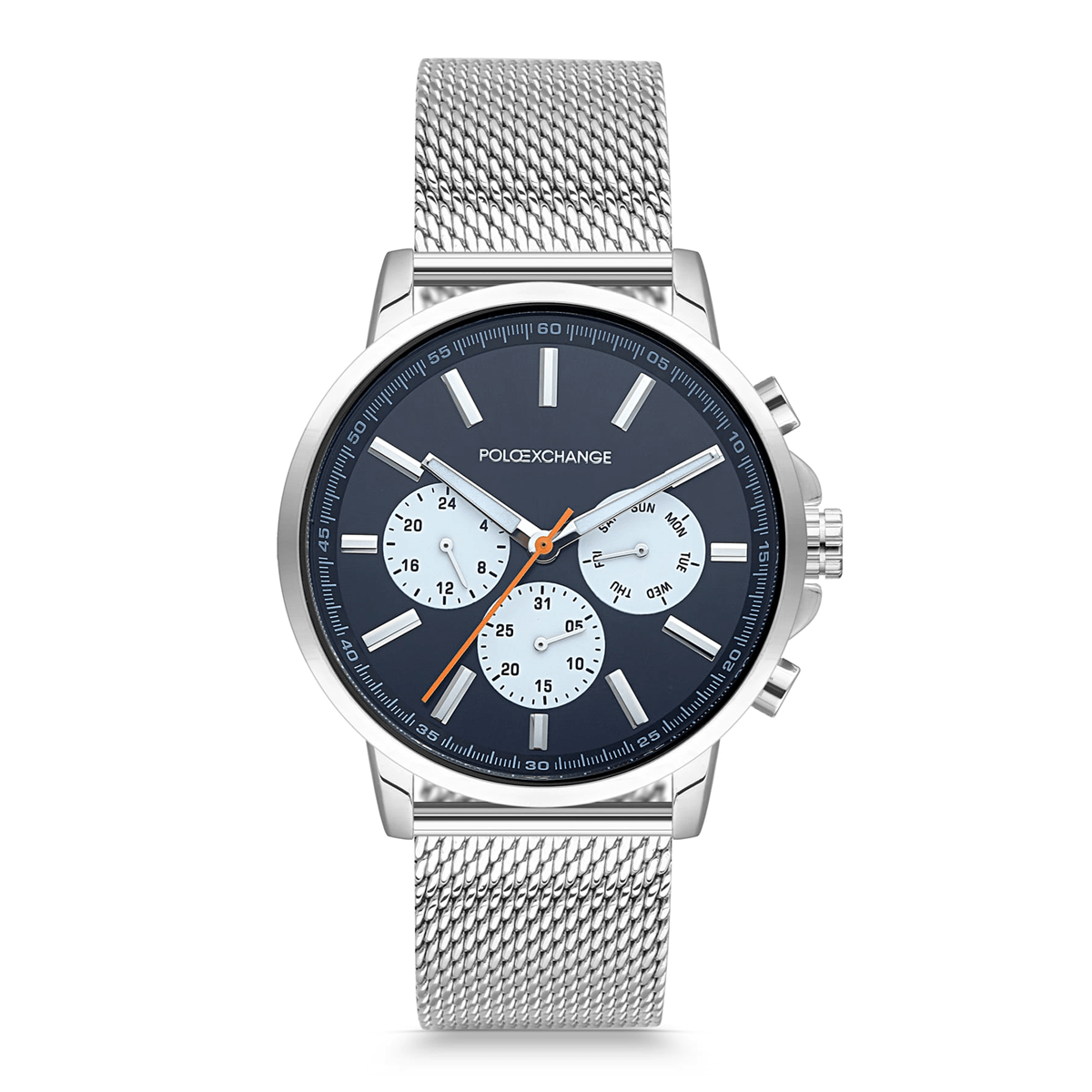 MONTRE POLOEXCHANGE HOMME M.FONCTION ACIER